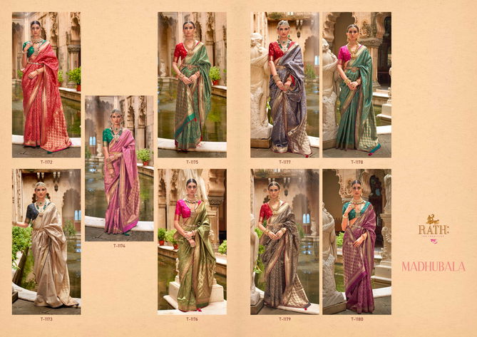 Madhubala By Rath Silk Printed Wedding Saree Wholesale Shop In Surat